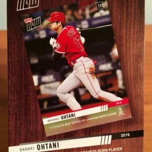Shohei Ohtani #TNR-5 "First Cycle" earlly card MINT
